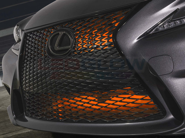 24" Orange SMD LED Add-On Grille Light Installed