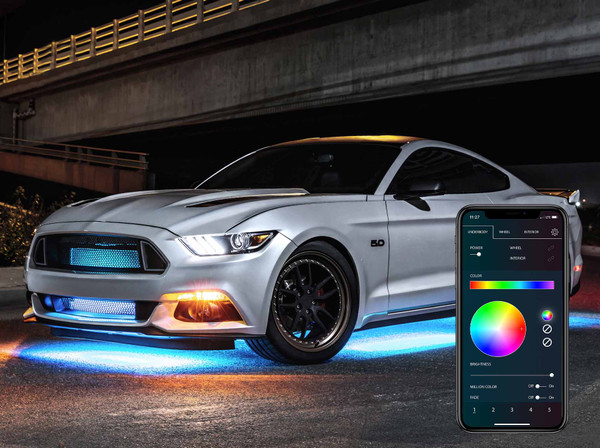 Million Color LED Underbody Light Kit with Smartphone Control Million Color LED Underbody Light Kit with Smartphone Control