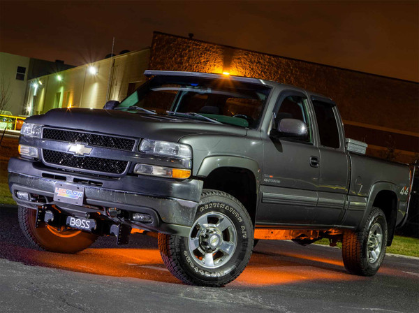 LEDGlow 6pc Orange Truck Slimline Underglow Light Kit LEDGlow 6pc Orange Truck Slimline Underglow Light Kit
