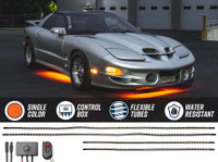 Orange SMD LED Flexible Slimline Underbody Lighting Kit